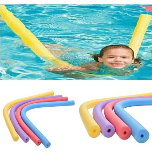 6*150cm Floating Pool Noodle Swimming Kickboard Hollow Learn Foam Water Float Aid Woggle Swim Flexible Row Ring