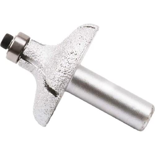 Diamond Router Bits 1/2 inch Shank Brazed Profile Wheel for Quartz Stone Artificial Stone Granite Marble Ceramic