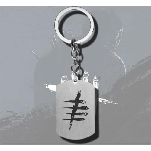 Dead By Daylight Keychain The Trapper The Wraith The Hillbilly Keyring брелок для ключей Original Keychains Game Accessories