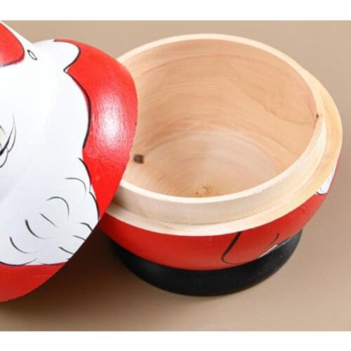 Eco-Friendly 10Pcs/Set Premium Santa Claus Matryoshka Doll Good Craftsmanship Matryoshka Dolls Universal for Piggy Bank