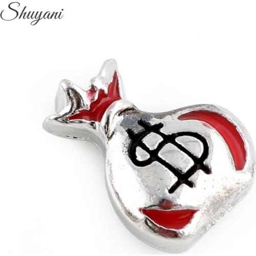 F185 Hot Selling 20pcs Fashion Dollar Money charms lot Fit Woman floating Memory lockets Pendant