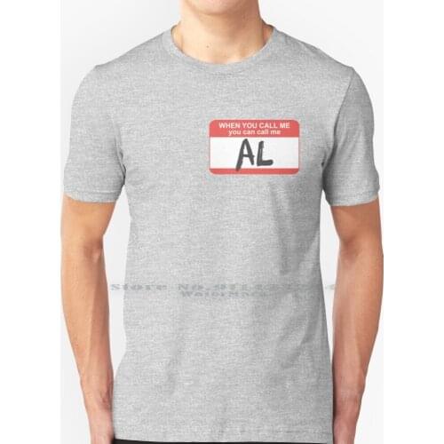 You Can Call Me Al T Shirt 100% Pure Cotton You Can Call 80s Eighties Paul Simon Chevy Chase Nametag N Roll Classic Record