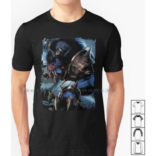 Warwick Main T Shirt 100% Cotton Werewolf Werewolves Leagues Support Mid Top Carry Adc Jgl Jungle Rito Riot Videogames Creative