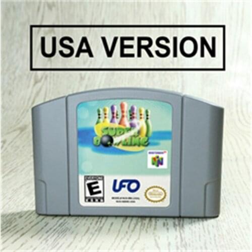 Super Bowling For 64 Bit Game Cartridge USA Version NTSC Format