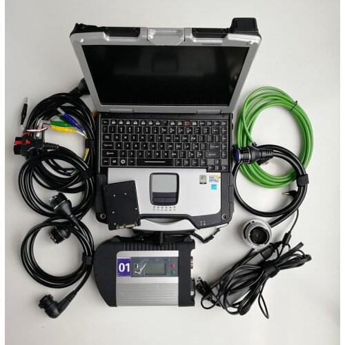 Auto Star Diagnosis Tool Mb Star C4 and Used Toughbook CF-30 4G with 480GB SSD & Software V12/2020 Full Set Ready to Use