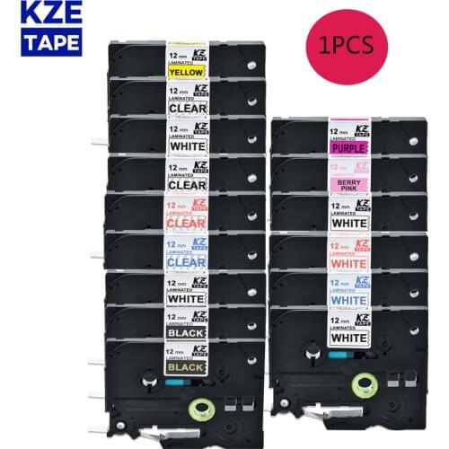 1pcs Compatible Brother tze-231 laminated tze231 tze 231 12mm Multicolor label Tape tz231 for brother p-touch printer