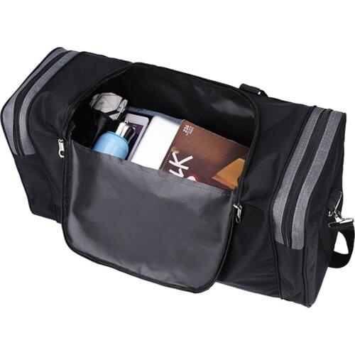 High Quality Mens Extra 40L Large Capacity Sports Gym Holdall Bag Travel Work Cabin Barrel Bag