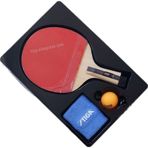 Original STIGA LOOP 2 stars table tennis racket suit for all-round beginner