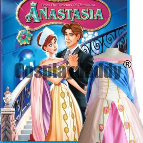 Anastasia Princess Dress Fancy Party Halloween Girls Dress Cosplay Costume