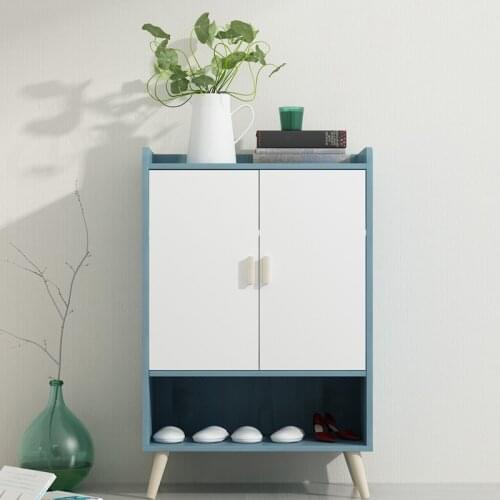 Simple shoe rack, simple multi-layer assembly, economic Nordic shoe cabinet, modern hall cabinet storage cabinet