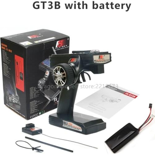 Flysky FS GT3B FS-GT3B 2.4G 3ch RC System Gun remote control transmitter with FS-GR3E receiver For RC Car RC Boat