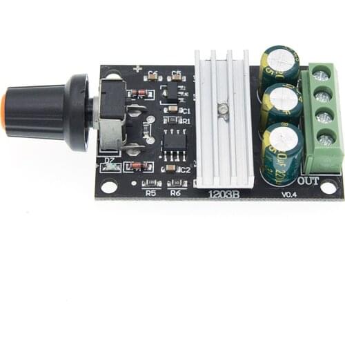 DC 6V 12V 24V 28VDC 3A 80W PWM Motor Speed Controller Regler Einstellbar Variable speed Control Mit Potentiometer Schalter