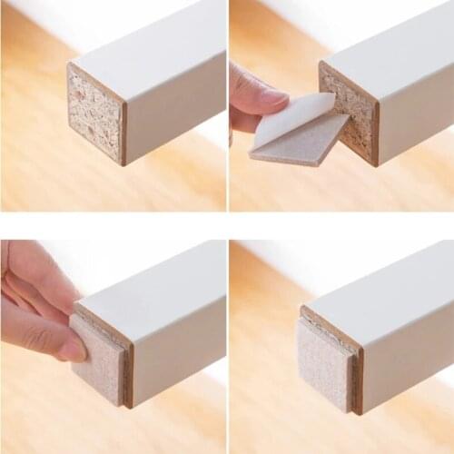 Self-Adhesive Soft Rubber Non-Slip Mat Household Rubber Office Chair Skateboard Bottom Rubber Bench Foot Mat Bed Foot Mat Workbe