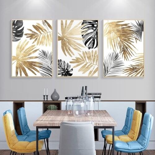 Northern Europe contracted modern plant turtle leaf sitting room poster porch mural canvas adornment hangs a picture