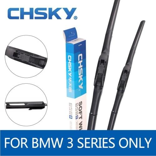 CHSKY Front Car Windshield Wiper Blade for BMW 3 Series E46 E90 E91 E92 E93,3 Series F90 F91 F30 F31 1998-2016 Windscreen Wipers