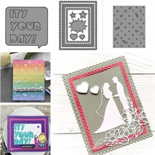 Tear Star Frame Metal Cutting Dies Stencils for DIY Scrapbooking Photo Album Decorative Embossing Paper Cards Craft Die Cut New