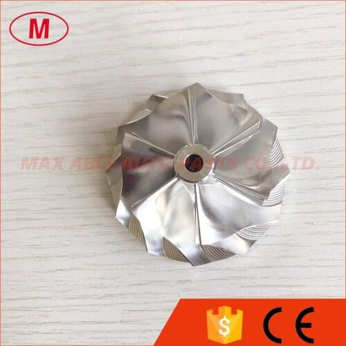 TD04HL 43.75/57.25mm 6+6 blades Turbocharger Billet/milling/aluminum 2618 compressor wheel