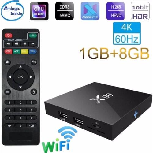 X96 X96W Android 7.1 TV Box WiFi S905W smart tv box android 2GB ram Quad Core Set-top Box tvbox 4K Media Player X 96 set-top box