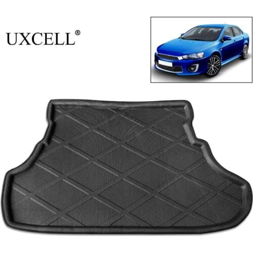 UXCELL PE+EVA Foam Plastic Black Rear Trunk Protection Tray Boot Liner Cargo Floor Mat Cover For Mitsubishi Lancer Outlander etc