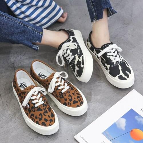Women Leopard Platform Shoes , Running Shoes , Sport Shoes , Fitness Shoes , Casual Sneaker , Canvas Shoes , Size 35-40