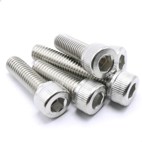 1PCS 304 Stainless Steel Hex Head Bolt Screw Cup M6 * 60