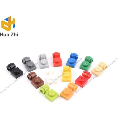"Building Blocks Parts 4081 10PCS Plate Special 1 x 1 with Clip Light [Thick Ring] LEGOING MOCS Education"