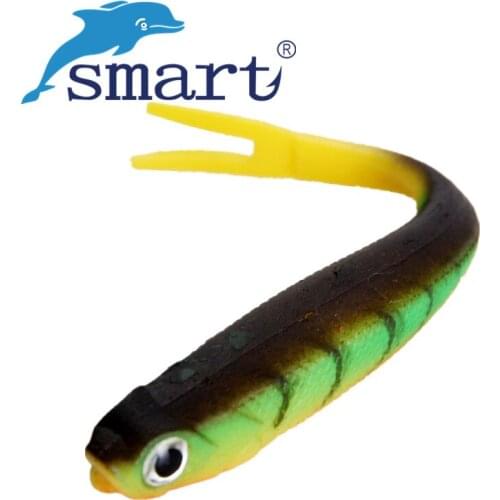 SMART 5Pcs Soft Baits 13cm 7g Swimbaits Fishing Lures Silicone Bait Isca Artificial Para Pesca Leurre Peche Bass Fishing Wobbler
