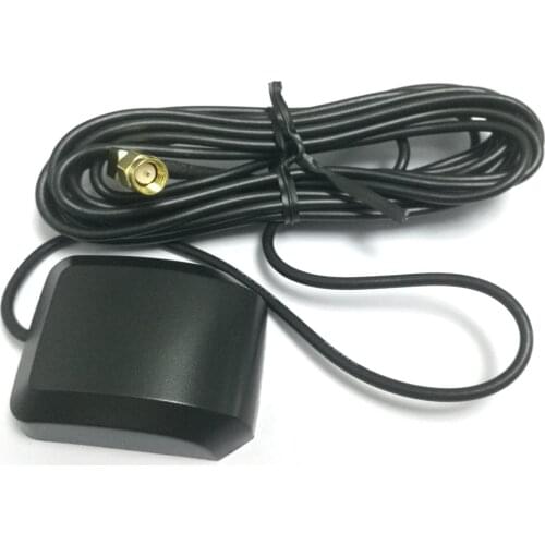 Car GPS Antenna Aerial With 3M Extension Cable SMA male right angle connector For Alpine Falcom FTech