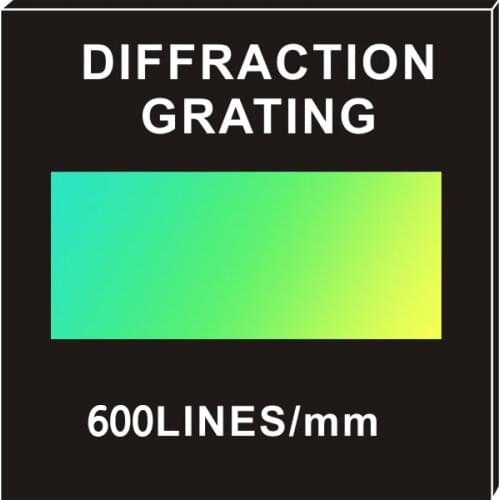 Diffraction Grating Holographic 50-600 lines Physical optics experiment Spectroscopic interference Teaching demonstration