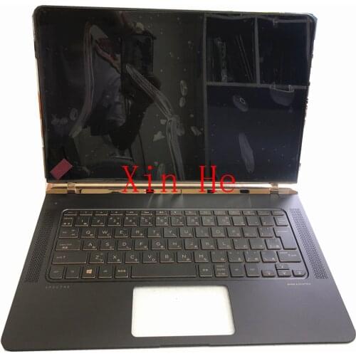 13.3''FHD Laptop LCD Screen Digitizer Assembly For HP Spectre X360 13-v Series 13-v115tu 13-v051na with A Shell+C Shell Keyboard