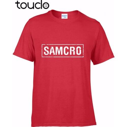 Men T Shirt Summer Fashion ANARCHY FREE STYLE 100% cotton O Neck Hip Hop Short Sleeve SAMCRO Hot Sale Tee Shirt