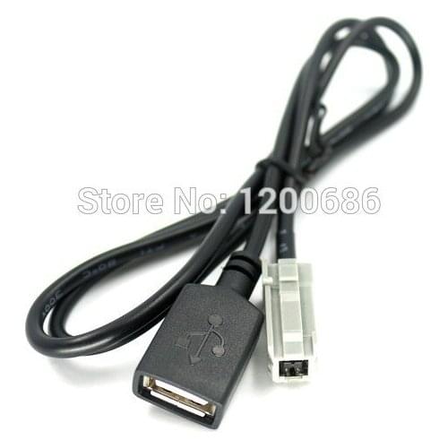 CD Input USB Female Cable For Lexus Toyota 2012 Camry Verso Mazda CD Player