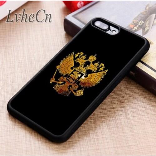 LvheCn the Flag of Russian Federation phone Case For iPhone 5 6 6s 7 8 plus X XR XS max 11 12 Pro Samsung Galaxy S7 S8 S9 S10