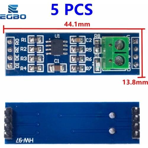 5PCS EGBO MAX485 module, RS485 module, TTL turn RS - 485 module, MCU development accessories rs 485