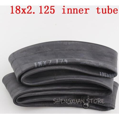 New Inner Tube / inner tyre 18 x 2.125 with a Bent Angle Valve Stem or Straight Valve fits many gas electric scooters and e-Bike