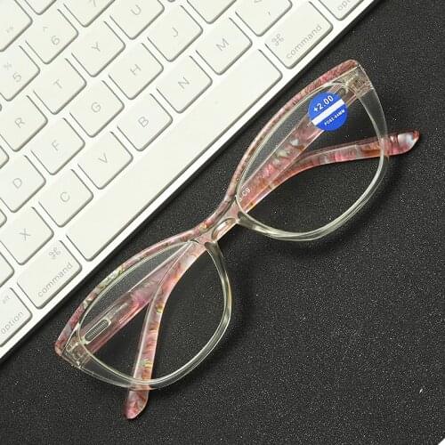 Newest Ladies Elegant Vintage Women Blue light Blocking Reading Glasses