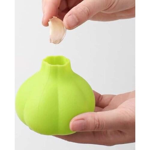 Food Grade Silicone Manual Garlic Peeler Kitchen Ginger Garlic Manual Press Style Cooking Tool Silicone Garlic Presses Blenders