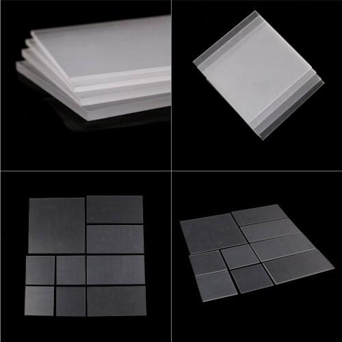 1pc 2-5mm thickness Clear Acrylic Perspex Sheet Cut Plastic Transparent Board Perspex Panel