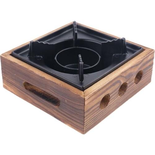 Portable Aluminum alloy square commercial solid alcohol stove household old Dry stew hot pot D5QD