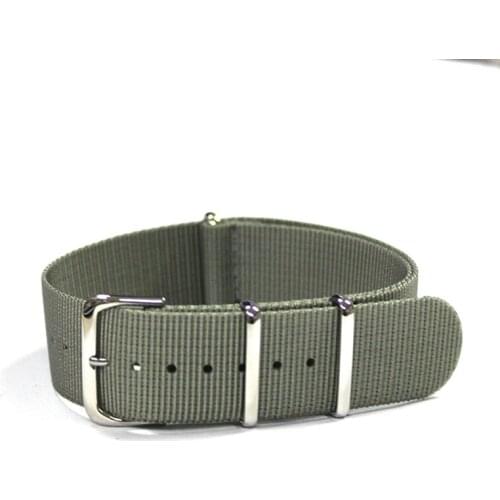 50pcs/lot Ballistic Premium Nylon Nato Watch Band Strap Watch Replament 18-24mm