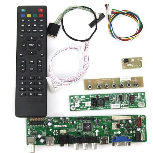 T.VST59.03 LCD/LED Controller Driver Board(TV+HDMI+VGA+CVBS+USB) For LP133WX3-TLA5 N133IGE LVDS Reuse Laptop 1280x800