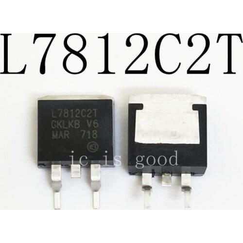 10pcs L7812CD2T TO-263 L7812 7812 TO263 L7812C2T 12V SMD three-terminal regulator new original
