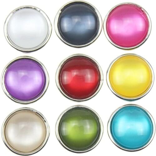 10pcs/lot 12mm Cats Eyes stone snap buttons for snaps jewelry button bracelets fit bracelets jewelry
