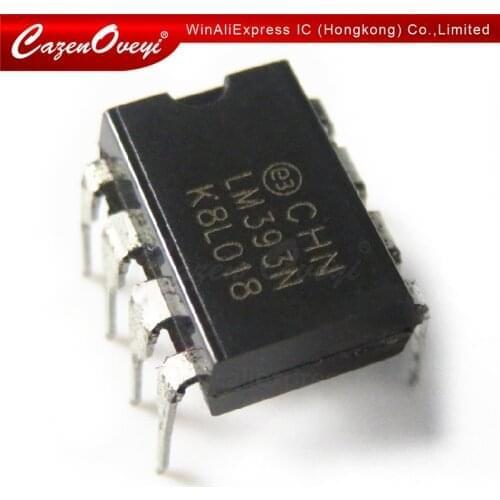 10pcs/lot LM393P LM393N LM393 DIP-8 In Stock