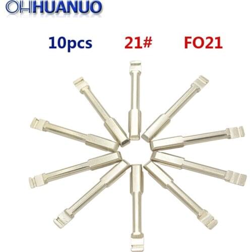 10pcs/lot Cheapest High quality KEYDIY Universal New Flip Foldable Key Uncut FO21 Blank Key Blade for ford/moden