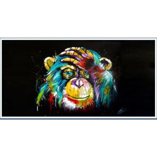 100*220cm Monkey Canvas Posters and Prints Wall Pictures for Modern Home Living Room Wall Cuadros