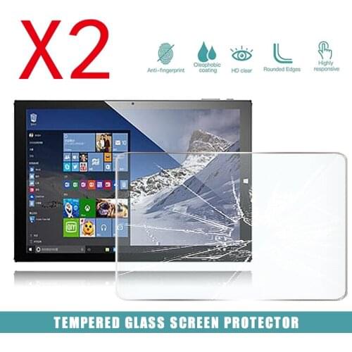 2Pcs Tablet Tempered Glass Screen Protector Cover for Teclast Tbook 10 S Tablet Wi-Fi Anti-Fingerprint Tempered Film