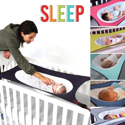 2020 Newborn Kid Family Safe Removable and Portable Breathable Infant Baby Sleeping Hammock Crib Hammock Cradle
