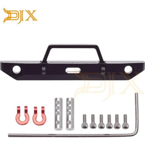 DJX Aluminum Front Bumper for Axial SCX24 90081 1/24 RC Crawler Upgrade Parts