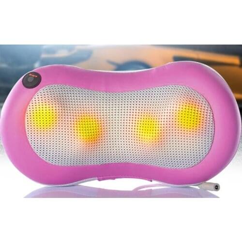 Car Home Massage Pillow Cushion 4D Kneading Heating Electric Vibrating Neck Massager Shiatsu Full Body Shoulder Back Massage